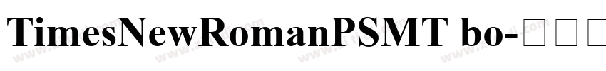 TimesNewRomanPSMT bo字体转换